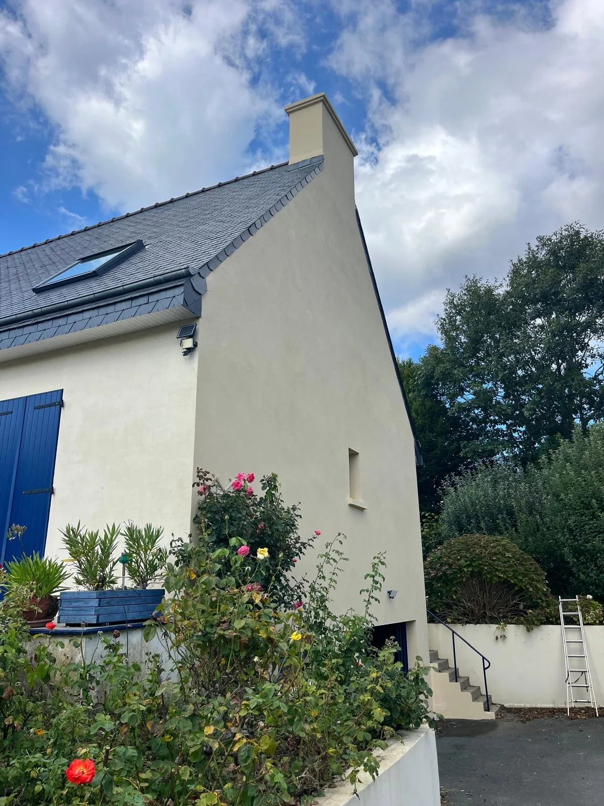 Façade après peinture